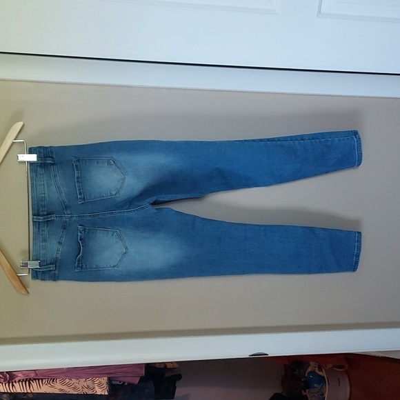 Rue 21 Skinny Light Blue White Washed Jeans - Picture 4 of 4